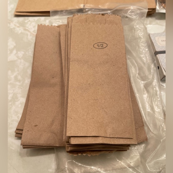 LOT of Craft Supplies colored staples, paperbag,party bag, sticker letter square - Picture 7 of 14